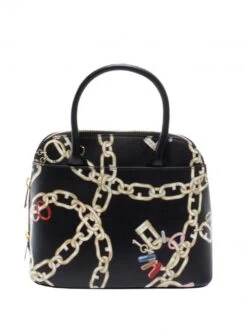 FURLA CODE MINI Borsa Dome Mini In Pelle Stampa Arco E Catena 9 FURLA CODE MINI Borsa Dome Mini In Pelle Stampa Arco E Catena -Borse Sconto furla code mini borsa dome mini in pelle stampa arco e catena toni nero 8050560605896 2