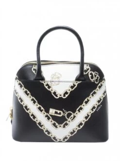 FURLA CODE MINI Borsa Dome Piccola Stampa Catena 9 FURLA CODE MINI Borsa Dome Piccola Stampa Catena -Borse Sconto furla code mini borsa dome piccola stampa catena nero talco 8050560608415 2