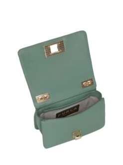 FURLA LULU Borsa A Tracolla Pelle Vitello -Borse Sconto furla lulu borsa a tracolla pelle vitello mineral green 8050597311210 2
