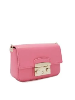 FURLA METROPOLIS Borsa A Tracolla Micro In Pelle -Borse Sconto furla metropolis borsa a tracolla micro in pelle blossom begonias quarzo 8050597310527 2