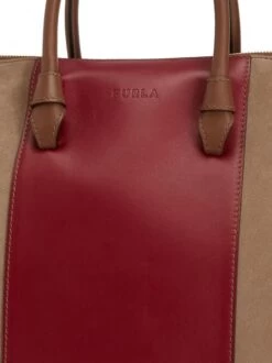 FURLA MIASTELLA Borsa Tote Grande Vitello Roma E Suede -Borse Sconto furla miastella borsa tote grande vitello roma e suede ciliegia d praline dodo 8050597207131 1