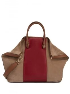 FURLA MIASTELLA Borsa Tote Grande Vitello Roma E Suede -Borse Sconto furla miastella borsa tote grande vitello roma e suede ciliegia d praline dodo 8050597207131 4