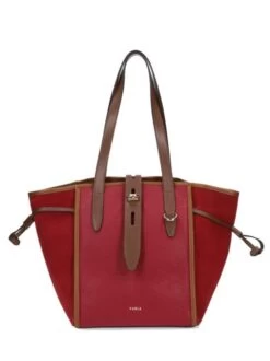 FURLA NET Borsa Tote Grande -Borse Sconto furla net borsa tote grande toni ciliegia 8050597205410 3