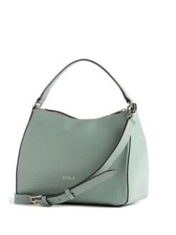 FURLA PRIMULA Borsa Pelle Vitello Con Tracolla -Borse Sconto furla primula borsa pelle vitello con tracolla mineral green 8050597311104 3