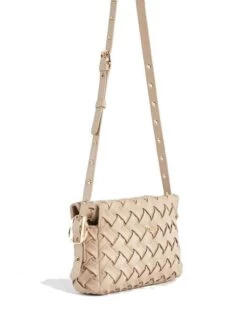 Gaudi GAUDÌ INDIANA Crossbody Intrecciata -Borse Sconto gaudi indiana crossbody intrecciata sand 8050715842176 2