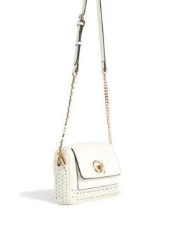 Gaudi GAUDÌ LUNA Crossbody Con Motivo Intrecciato -Borse Sconto gaudi luna crossbody con motivo intrecciato white 8050715844248 2