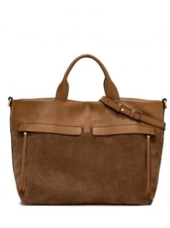 GIANNI CHIARINI DUNA Borsa A Mano In Pelle E Suede -Borse Sconto gianni chiarini duna borsa a mano in pelle e suede var cognac 8057145947259 2