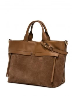 GIANNI CHIARINI DUNA Borsa A Mano In Pelle E Suede