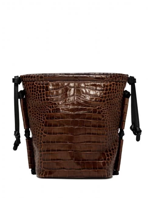 GIANNI CHIARINI LINDA Borsa A Secchiello In Pelle Stampa Cocco 6 GIANNI CHIARINI LINDA Borsa A Secchiello In Pelle Stampa Cocco - immagine 4