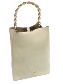 GUESS AIDA Borsa A Mano, In Pelle -Borse Sconto guess aida borsa a mano in pelle avorio 7624302073055 2