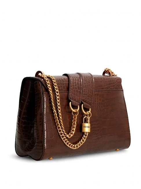 GUESS KATEY Croco Borsa A Tracolla 5 GUESS KATEY Croco Borsa A Tracolla - immagine 3