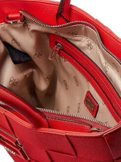 GUESS LIBERTY CITY Borsa A Mano, Con Tracolla -Borse Sconto guess liberty city borsa a mano con tracolla papavero 7618483979213 3