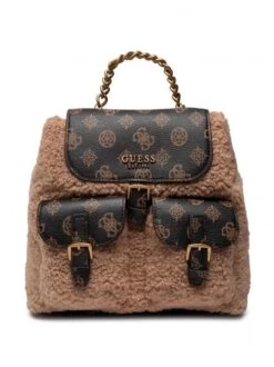 GUESS NO LIMIT Zaino Con Flap 12 GUESS NO LIMIT Zaino Con Flap -Borse Sconto guess no limit zaino con flap mocha mul 190231631750 4