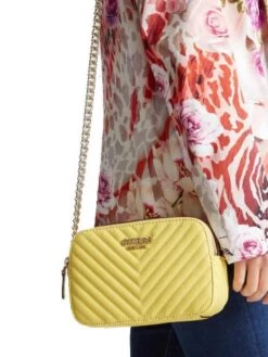 GUESS NOELLE Borsa Mini A Tracolla -Borse Sconto guess noelle borsa mini a tracolla yellow 190231669982 2