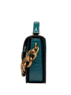 GUESS RETOUR Borsa Mini Flap Con Catena 11 GUESS RETOUR Borsa Mini Flap Con Catena -Borse Sconto guess retour borsa mini flap con catena deep teal 190231636953 3