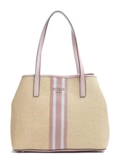 GUESS VIKKY Intrecciata Borsa A Spalla -Borse Sconto guess vikky intrecciata borsa a spalla rose 190231723134 4