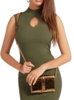 GUESS VIRTUAL Mini Bag A Tracolla -Borse Sconto guess virtual mini bag a tracolla bronze 190231637882 3