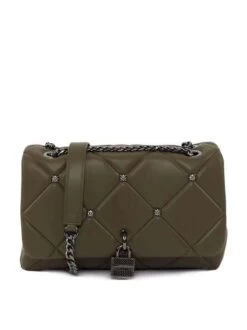 JOHN RICHMOND OKAME CONVERTIBLE Borsa A Spalla, A Tracolla -Borse Sconto john richmond okame convertible borsa a spalla a tracolla khaki dark 8054325678385 2