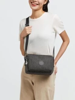 KIPLING ABANU M Borsa A Tracolla -Borse Sconto kipling abanu m borsa a tracolla blackpeppe 194905087850 2