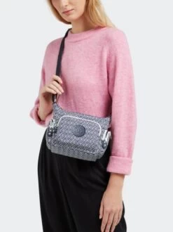 KIPLING GABBIE MINI Borsa A Tracolla -Borse Sconto kipling gabbie mini borsa a tracolla urban chevron 196012519668 5