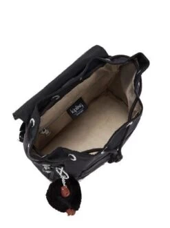 KIPLING KAYLIN Zaino Piccolo Con Patta -Borse Sconto kipling kaylin zaino piccolo con patta true black 195437506567 1