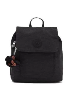 KIPLING KAYLIN Zaino Piccolo Con Patta -Borse Sconto kipling kaylin zaino piccolo con patta true black 195437506567 2