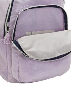 KIPLING SEOUL Zaino Porta Pc 15" -Borse Sconto kipling seoul zaino porta pc 15 gentle lilac block 196248798493 3