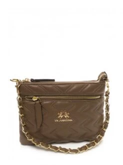 LA MARTINA ANGELINA Tracollina Piatta -Borse Sconto la martina angelina tracollina piatta taupe 8058969969083 4