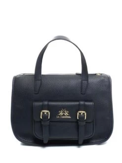 LA MARTINA FARA Bauletto Con Tasca Frontale -Borse Sconto la martina fara bauletto con tasca frontale blue 8052579063797 4