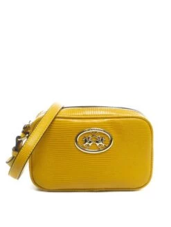 LA MARTINA GERALDINA Camera Bag Logo In Tinta -Borse Sconto la martina geraldina camera bag logo in tinta giallo 8052579033950 4