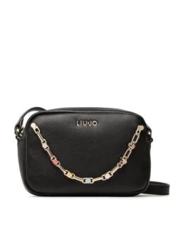 LIUJO CHAIN Mini Bag A Tracolla -Borse Sconto liujo chain mini bag a tracolla nero 8057590991555 3