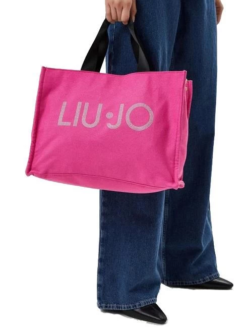 LIUJO LOGO STRASS Borsa A Mano, Con Tracolla 3 LIUJO LOGO STRASS Borsa A Mano, Con Tracolla