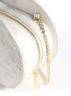 LOVE MOSCHINO Borsa A Cuore Con Tracolla Catena -Borse Sconto love moschino borsa a cuore con tracolla catena bianco 8051042318983 3