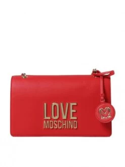 LOVE MOSCHINO Borsa A Spalla Manici Catena -Borse Sconto love moschino borsa a spalla manici catena rosso 8059965684369 4