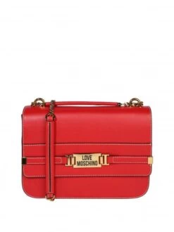 LOVE MOSCHINO Borsa Piccola A Tracolla Con Catena -Borse Sconto love moschino borsa piccola a tracolla con catena rosso 8051042282505 2