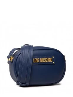 LOVE MOSCHINO FUR SCARF Camera Bag A Tracolla -Borse Sconto love moschino fur scarf camera bag a tracolla navy 8051042675659 2
