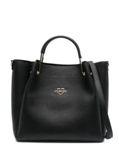 LOVE MOSCHINO HEART LOGO Borsa A Mano, Con Tracolla -Borse Sconto love moschino heart logo borsa a mano con tracolla nero 8059965238371 2