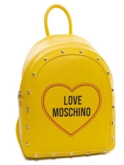 LOVE MOSCHINO LOGO CUORE Zainetto 8 LOVE MOSCHINO LOGO CUORE Zainetto -Borse Sconto love moschino logo cuore zainetto giallo 8054400643529 1