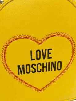 LOVE MOSCHINO LOGO CUORE Zainetto 11 LOVE MOSCHINO LOGO CUORE Zainetto -Borse Sconto love moschino logo cuore zainetto giallo 8054400643529 4