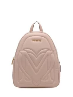 LOVE MOSCHINO LOGO EMBOSSED Zaino -Borse Sconto love moschino logo embossed zaino nude 8059965779195 1