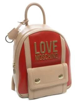 LOVE MOSCHINO LOGO LETTERING Zainetto -Borse Sconto love moschino logo lettering zainetto rosso 8054400008144 2