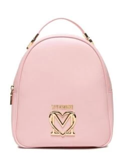LOVE MOSCHINO METALLIC LOGO Zaino Tondo 10 LOVE MOSCHINO METALLIC LOGO Zaino Tondo -Borse Sconto love moschino metallic logo zaino tondo rosa 8054400225459 2