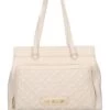 LOVE MOSCHINO MULTI CHAIN QUILTED Borsa A Spalla 2 LOVE MOSCHINO MULTI CHAIN QUILTED Borsa A Spalla -Borse Sconto love moschino multi chain quilted borsa a spalla ecru 8059022745781