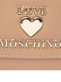 LOVE MOSCHINO PATCH LOGO Zaino Con Tasca -Borse Sconto love moschino patch logo zaino con tasca nude 8054400223462 4