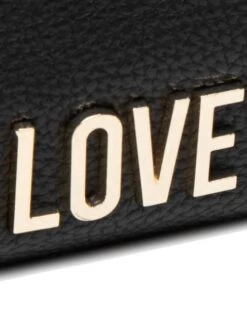 LOVE MOSCHINO POCKET LOGO Borsa A Tracolla -Borse Sconto love moschino pocket logo borsa a tracolla nero 8051578594059 4