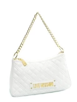 LOVE MOSCHINO QUILTED Borsa A Spalla, Con Tracolla -Borse Sconto love moschino quilted borsa a spalla con tracolla offwhite 8059022744227 1