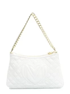 LOVE MOSCHINO QUILTED Borsa A Spalla, Con Tracolla -Borse Sconto love moschino quilted borsa a spalla con tracolla offwhite 8059022744227 2