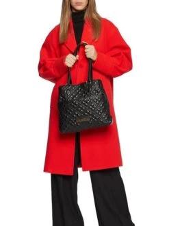 LOVE MOSCHINO QUILTED Borsa A Spalla -Borse Sconto love moschino quilted borsa a spalla nero 8059965233031 4