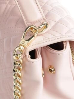 LOVE MOSCHINO QUILTED CHAIN Mini Bag A Mano, Con Tracolla