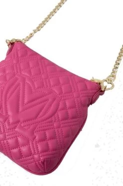 LOVE MOSCHINO QUILTED CHAIN Mini Bag A Tracolla -Borse Sconto love moschino quilted chain mini bag a tracolla fuxia 8059965767086 2